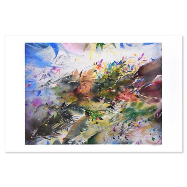 Zoe Mac, "Berry Berry" Limited Edition Lithograph from an AP Edition, Hand Signed with Letter of Aut