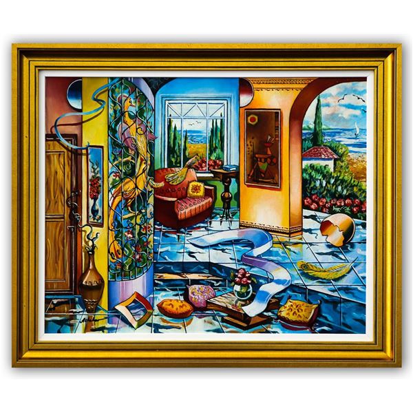 Alexander Astahov- Original Oil on Canvas "Morning in the Village"