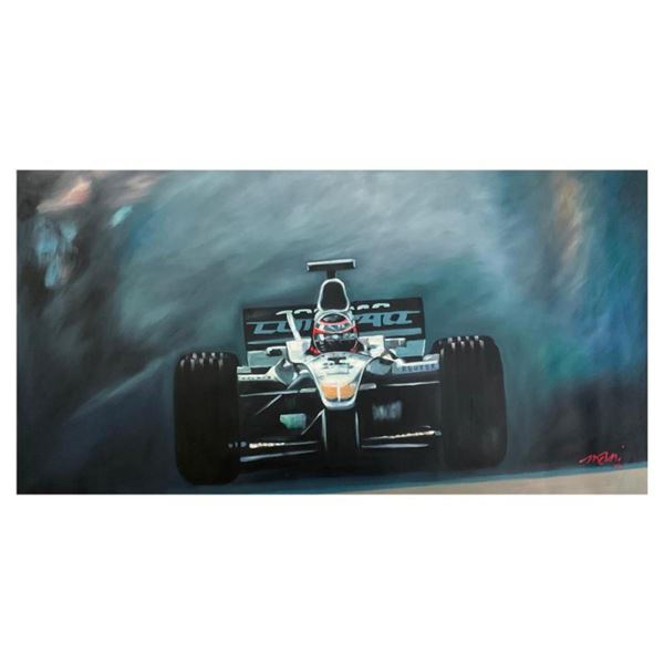 Mani, Original Oil Painting on Canvas (60" x 30"), Hand Signed with Letter of Authenticity.