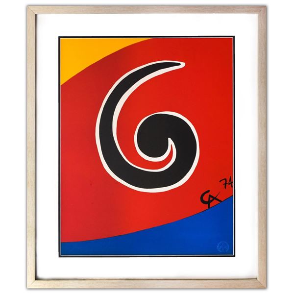 Alexander Calder- Lithograph on Arches Paper "Flying colors - Skywirl"