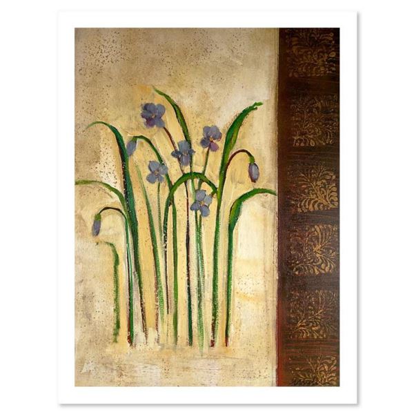 Mindeli, "Del Sol" Original Mixed Media, Hand Signed with Letter of Authenticity.