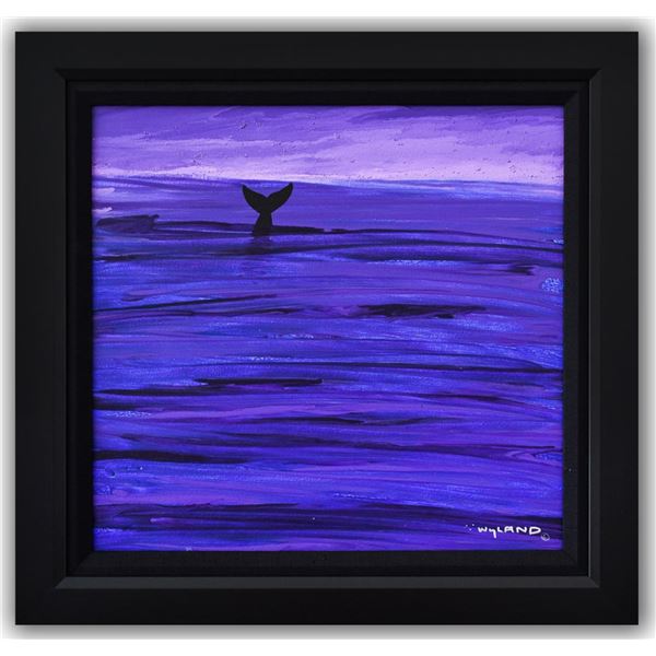 Wyland- Original Painting on Canvas "Fluke"
