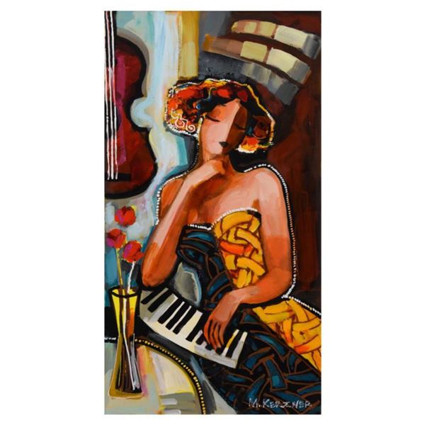 Michael Kerzner, Original Acrylic Painting on Canvas, Hand Signed with Letter of Authenticity.