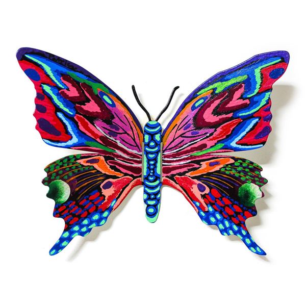 Patricia Govezensky- Original Painting on Cutout Steel "Butterfly CCX"