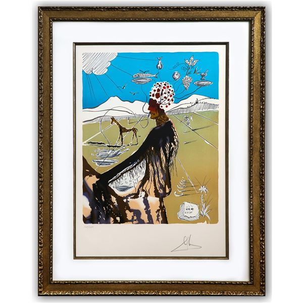 Salvador Dali- Original Lithograph "Earth Goddess"