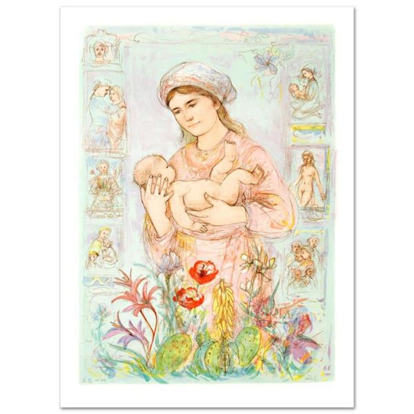 "Raquela" Limited Edition Lithograph by Edna Hibel (1917-2014), Numbered and Hand Signed with Certif