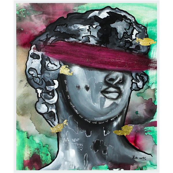 Hen Maman- Original Painting on Canvas "David"