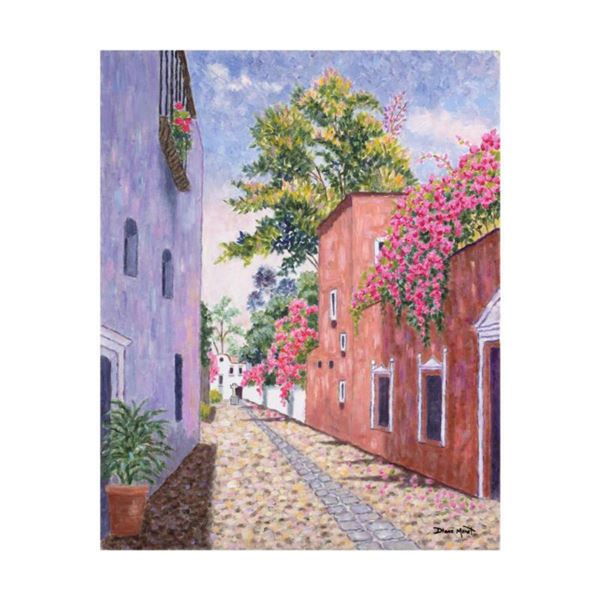 Diane Monet, "San Angel" Limited Edition on Canvas, Numbered and Hand Signed with Letter of Authenti