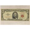 Image 1 : 1963 $5 US RED SEAL NOTE