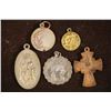 Image 2 : 5 METAL NECKLACE PENDANTS: OUR LADY OF THE OLIVES