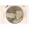 Image 1 : 35.3 GRAMS STERLING SILVER HIGH RELIEF "BENJAMIN
