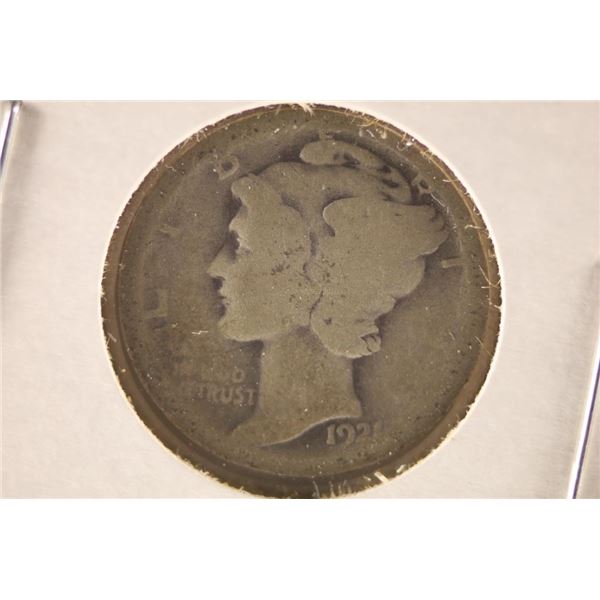 1921 MERCURY DIME KEY DATE