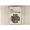 Image 1 : 1884-O MORGAN SILVER DOLLAR NGC MS61