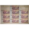 Image 2 : 10-BANK OF SURINAME 100 GULDEN CRISP UNC BILLS