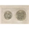 Image 2 : 1976-S SILVER IKE DOLLAR & KENNEDY HALF DOLLAR SET