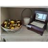 Image 1 : Jewelry Box, Candle, Decorative Bowls