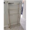 Image 1 : Brass & Glass Bathroom Shelving & Decor