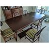 Image 1 : Dining Room Table with 6 Chairs