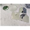 Image 1 : 5 Beveled Mirrored Stands