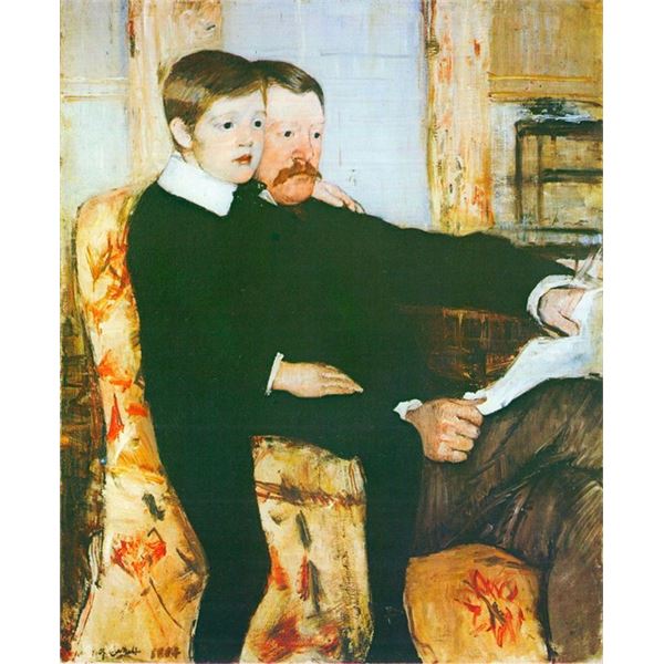 Mary Cassatt - Alexander J. Cassat and Son Robert Kelso Cassat