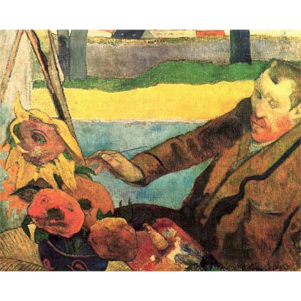 Paul Gauguin - Van Gogh Painting Sunflowers