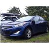 Image 1 : A8 - 2013 HYUNDAI ELANTRA GT, Blue, 195121 KM's