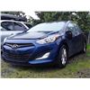 Image 2 : A8 - 2013 HYUNDAI ELANTRA GT, Blue, 195121 KM's