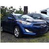 Image 5 : A8 - 2013 HYUNDAI ELANTRA GT, Blue, 195121 KM's