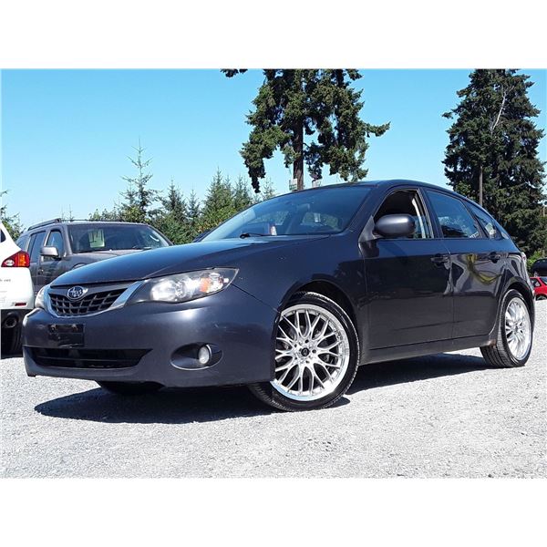 B6 --  2009 SUBARU IMPREZA 2.5I , Black, 270169 KM,