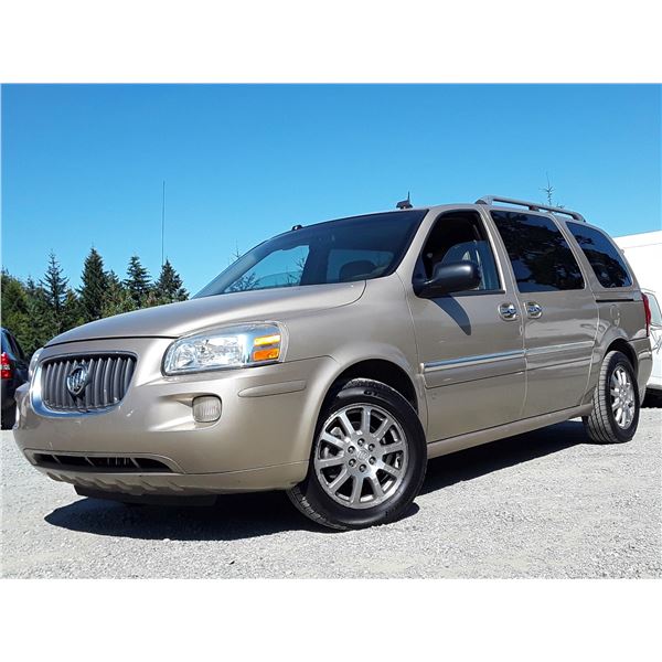 A3 --  2006 BUICK TERRAZA CXL, Brown, 206955 KM   "NO RESERVE"