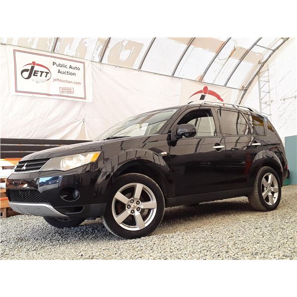 C5 --  2007 MITSUBISHI OUTLANDER XLS AWD, Black, 278493 KM