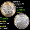 Image 1 : 1880-p Morgan Dollar $1 Grades Choice+ Unc