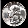 Image 2 : 1956-p Washington Quarter 25c Grades GEM++ Unc