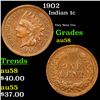 Image 1 : 1902 Indian Cent 1c Grades Choice AU/BU Slider