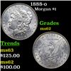 Image 1 : 1888-o Morgan Dollar $1 Grades Select Unc