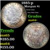 Image 1 : 1885-p Morgan Dollar $1 Grades Choice+ Unc