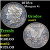 Image 1 : 1878-s Morgan Dollar $1 Grades Select Unc