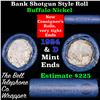 Image 1 : Buffalo Nickel Shotgun Roll in Old Bank Style 'Bell Telephone'  Wrapper 1924 & D Mint Ends