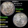 Image 1 : 1890-s Morgan Dollar $1 Grades Select+ Unc