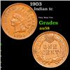 Image 1 : 1903 Indian Cent 1c Grades Choice AU/BU Slider