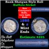 Image 1 : Buffalo Nickel Shotgun Roll in Old Bank Style 'Bell Telephone'  Wrapper 1926 & S Mint Ends