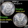 Image 1 : 1896-p Morgan Dollar $1 Grades Choice Unc DMPL