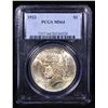 Image 2 : PCGS 1922-p Peace Dollar $1 Graded ms64 By PCGS
