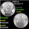 Image 1 : 1881-p Morgan Dollar $1 Grades Choice+ Unc