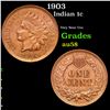 Image 1 : 1903 Indian Cent 1c Grades Choice AU/BU Slider