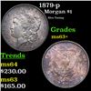 Image 1 : 1879-p Morgan Dollar $1 Grades Select+ Unc