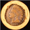 Image 3 : Mixed small cents 1c orig shotgun roll, 1916-d Wheat Cent, 1892 Indian Cent other end, brinks Wrappe