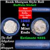 Image 1 : Buffalo Nickel Shotgun Roll in Old Bank Style 'Bell Telephone'  Wrapper 1923 & S Mint Ends