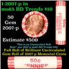 Image 1 : Shotgun Lincoln 1c roll, 2007-p 50, N.F String & Son Wrapper