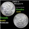 Image 1 : 1902-o Morgan Dollar 1 Grades GEM Unc